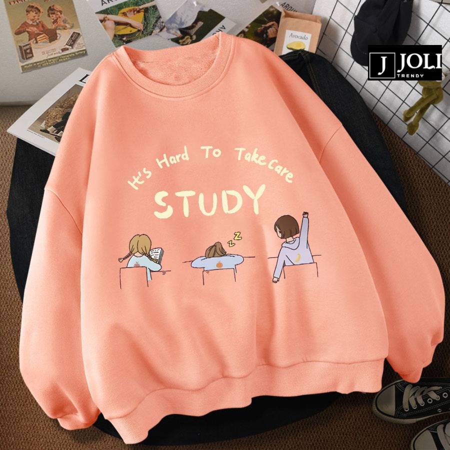 Áo Sweater Nam Nữ Unisex Icon Cute RaBit Nỉ Lót Bông Form Rộng