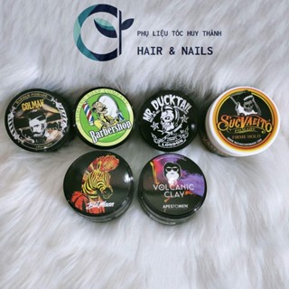 Sáp Vuốt Tóc Nam Không Khô Tóc Volcanic Clay, Sáp Vuốt Tóc Nam Cao Cấp Không Rít Tóc