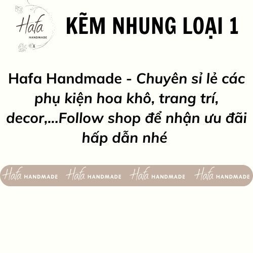 A021 - KẼM NHUNG MÀU XANH RÊU, Kẽm Lông Loại 1 Làm Hoa Handmade, Đồ Trang Trí Decor, Đồ Chơi cho bé Freeship