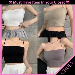 Áo Croptop Hai Dây Không Bao Giờ Hết Hot - Nhẹ Nhàng Nhưng Quyến Rũ - Chuly