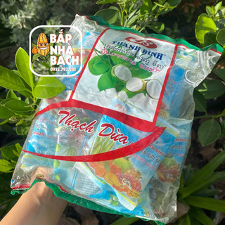 Thạch dừa-bịch 20c-dừa-ăn vặt