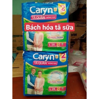 Tã quần người lớn caryn L 28 +2 miếng siêu thấm vòng bụng 75