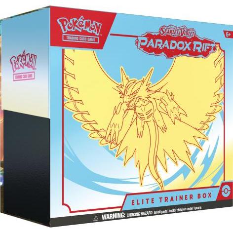 Hộp Bài Pokemon Scarlet & Violet: Paradox Rift Roaring Moon Elite Trainer Box