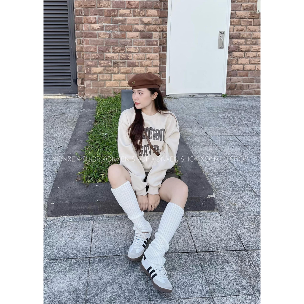 Áo Sweater Nữ Ami Crop LEGACYOFGROVE XONXEN SHOP QUẢNG NGÃI Mã 163