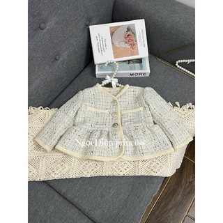 Áo khoác dạ tweed baby doll ngọt ngào cho bé yêu D96