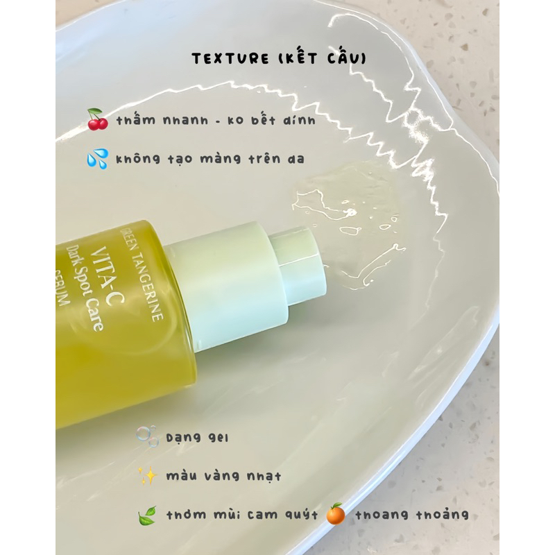 🍊✨ Tinh chất mờ thâm, sáng da Goodal Green Tangerine Vita C Dark Spot Care Serum 40ml ✨🍊