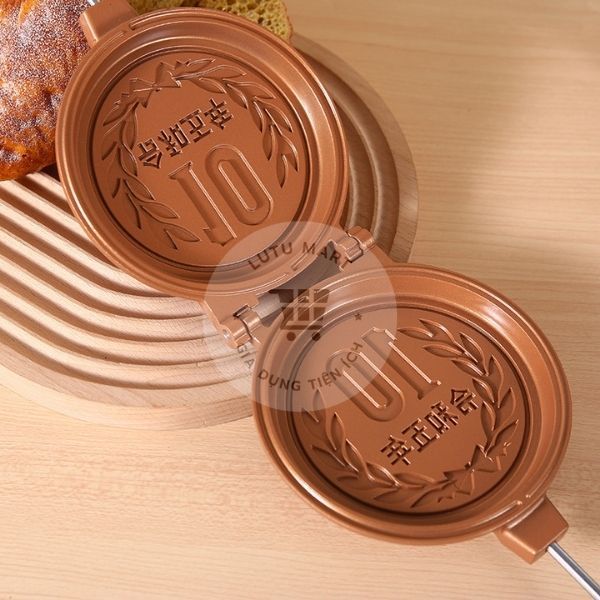 Khuôn Bánh Đồng Xu 10 Won Làm Bánh Cực Dễ Tại Nhà Loại 1 – Lutu Mart