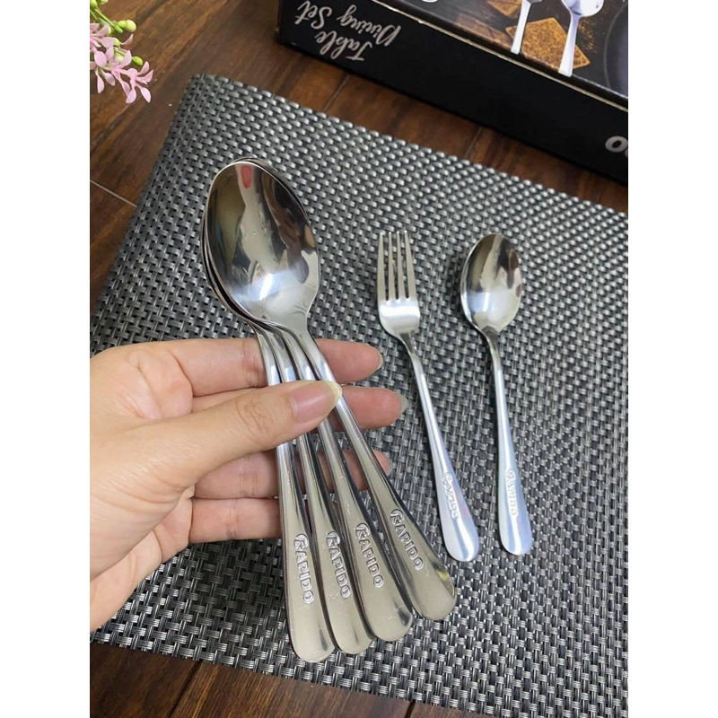 Set 12 món thìa dĩa Rapido