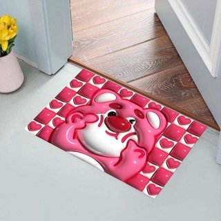 Thảm lau chân 3D, Thảm chùi chân chống trơn trượt, thấm nước, kích thước 40x60cm.