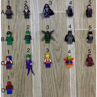 Lego minifigures nhân vật siêu anh hùng marvel và batman DC hàng chính hãng