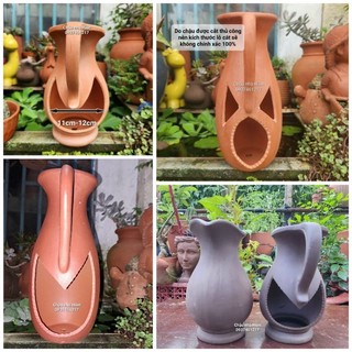 Chậu đất nung - Chậu xẻ đặc biệt