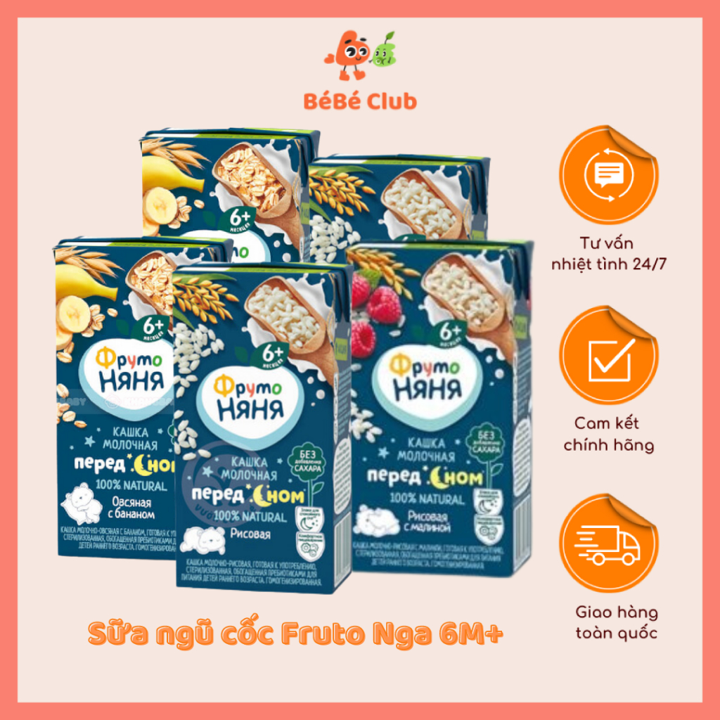 Sữa ngũ cốc Fruto Nga 6M+