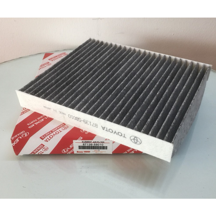 Lọc lạnh Toyota cũ than hoạt tính Innova, Camry, RAV4, Vios, Yaris, Corolla, Fortuner, Altis, Hilux. OEM: 87139-0N010