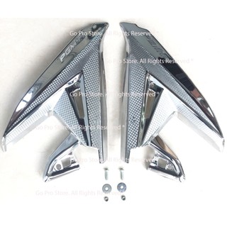 Bộ ốp gác chân sau air blade 2013 - 2015 nhựa xi d113687