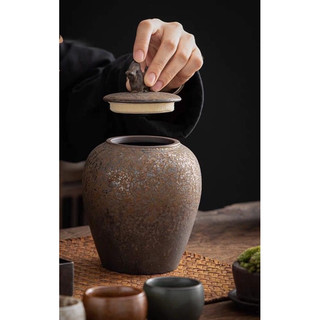 Hũ Trà Gốm Cao Cấp