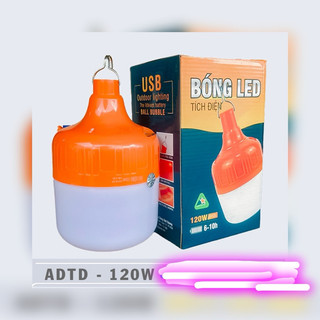 (Bảo hành 12 tháng) Bóng đèn led tích điện Ánh Dương 80w, 120w siêu sáng