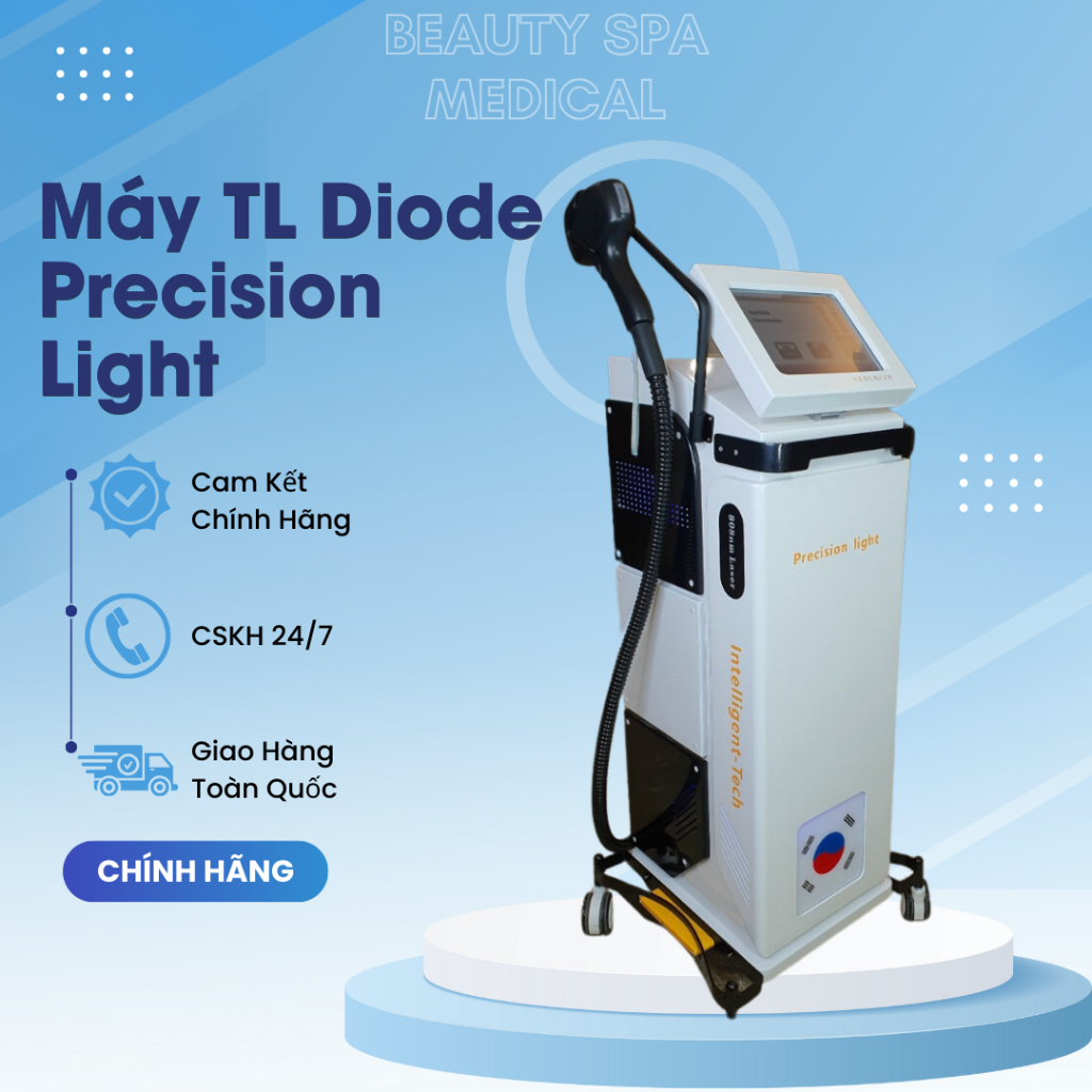 Máy Triệt Lông Diode Precision Light Hàn Quốc Hàng Chuẩn