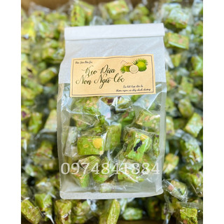 Túi 500g kẹo dừa ngũ cốc - vị lá dứa