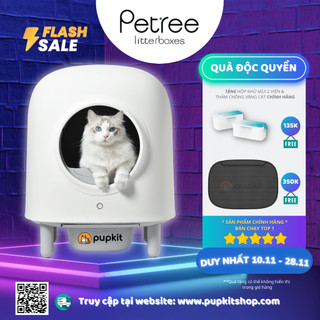 [MUA 1 TẶNG 3] MÁY DỌN PHÂN MÈO TỰ ĐỘNG PETREE WIFI 2 [CHÍNH HÃNG]