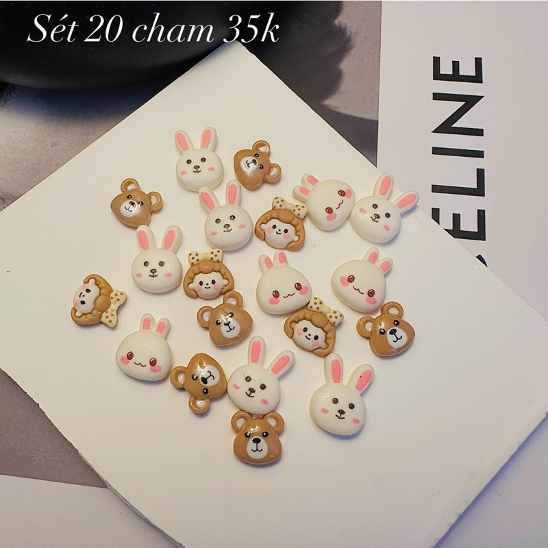 Sét cham phụ kiện đính móng