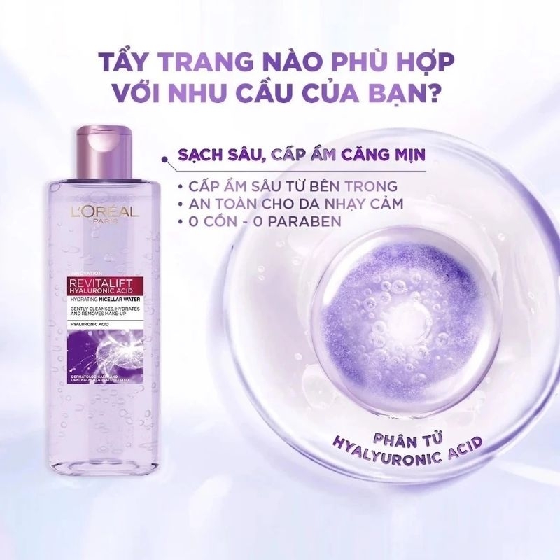 Nước Tẩy Trang LOreal 400ml hàng Trung