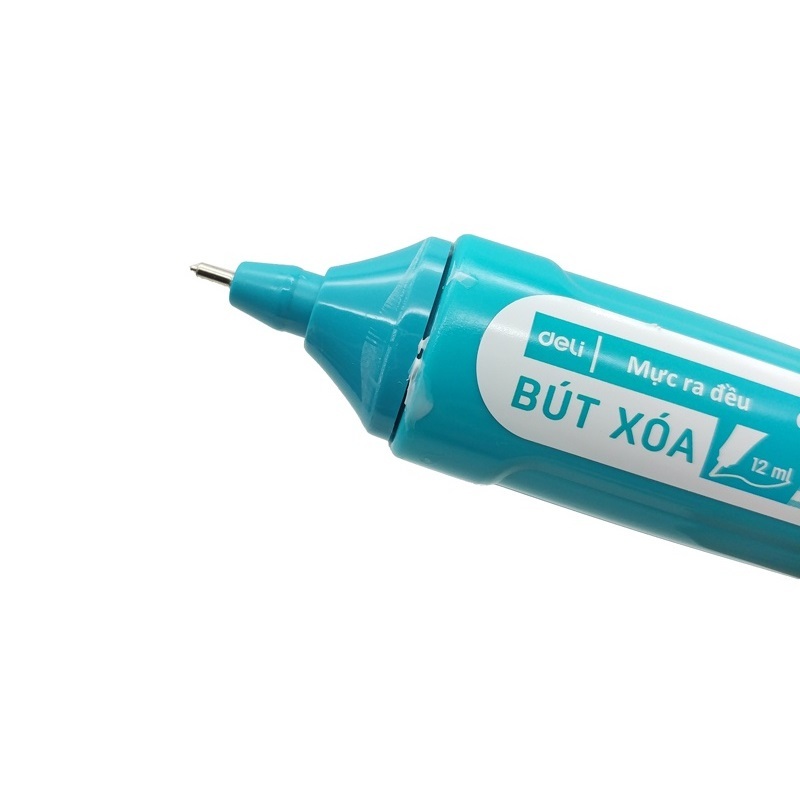 Bút xoá được trên nhiều chất liệu Deli CH408 / Xóa nước Deli W39292  - Bút xóa Deli H408 / 39292 dung tích 12ml