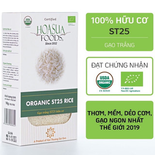 Gạo trắng hữu cơ cho bé ăn dặm gạo hữu cơ, gạo st25 1kg