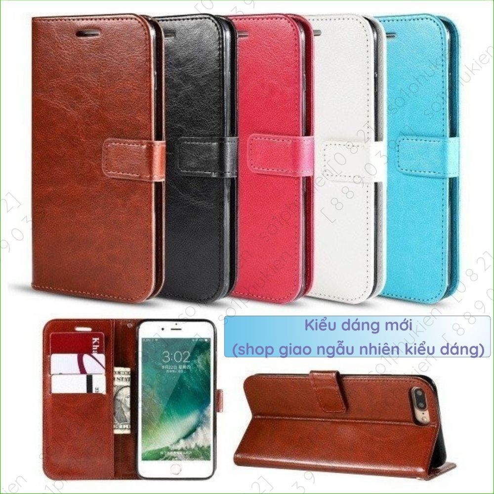 Bao da dạng ví Samsung S22 5G, S22+  5G, S22 Ultra 5G có nắp gập, ngăn đựng thẻ, chống xem phim tiện lợi