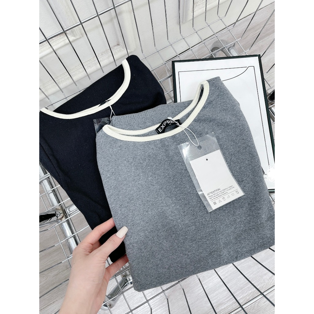 Váy len body viền trơn basic chất len mịn đẹp DN567