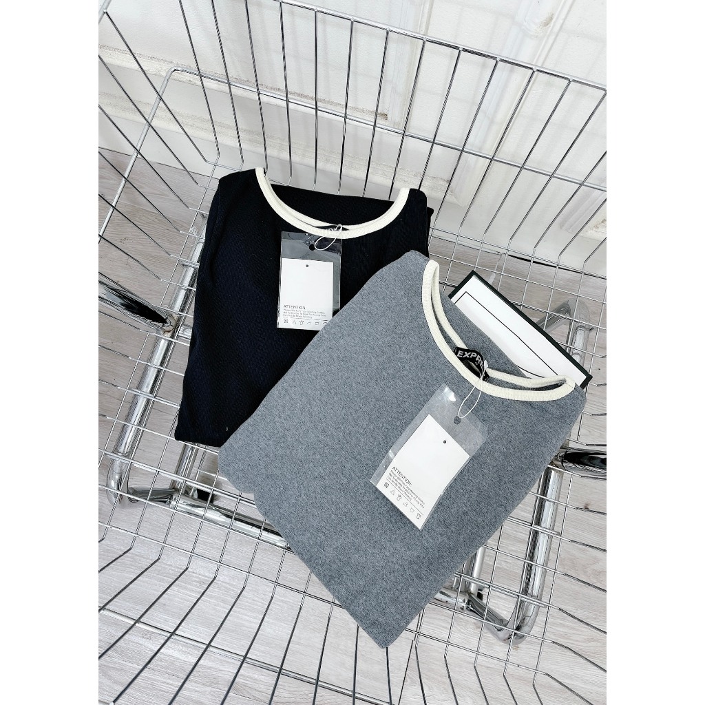 Váy len body viền trơn basic chất len mịn đẹp DN567