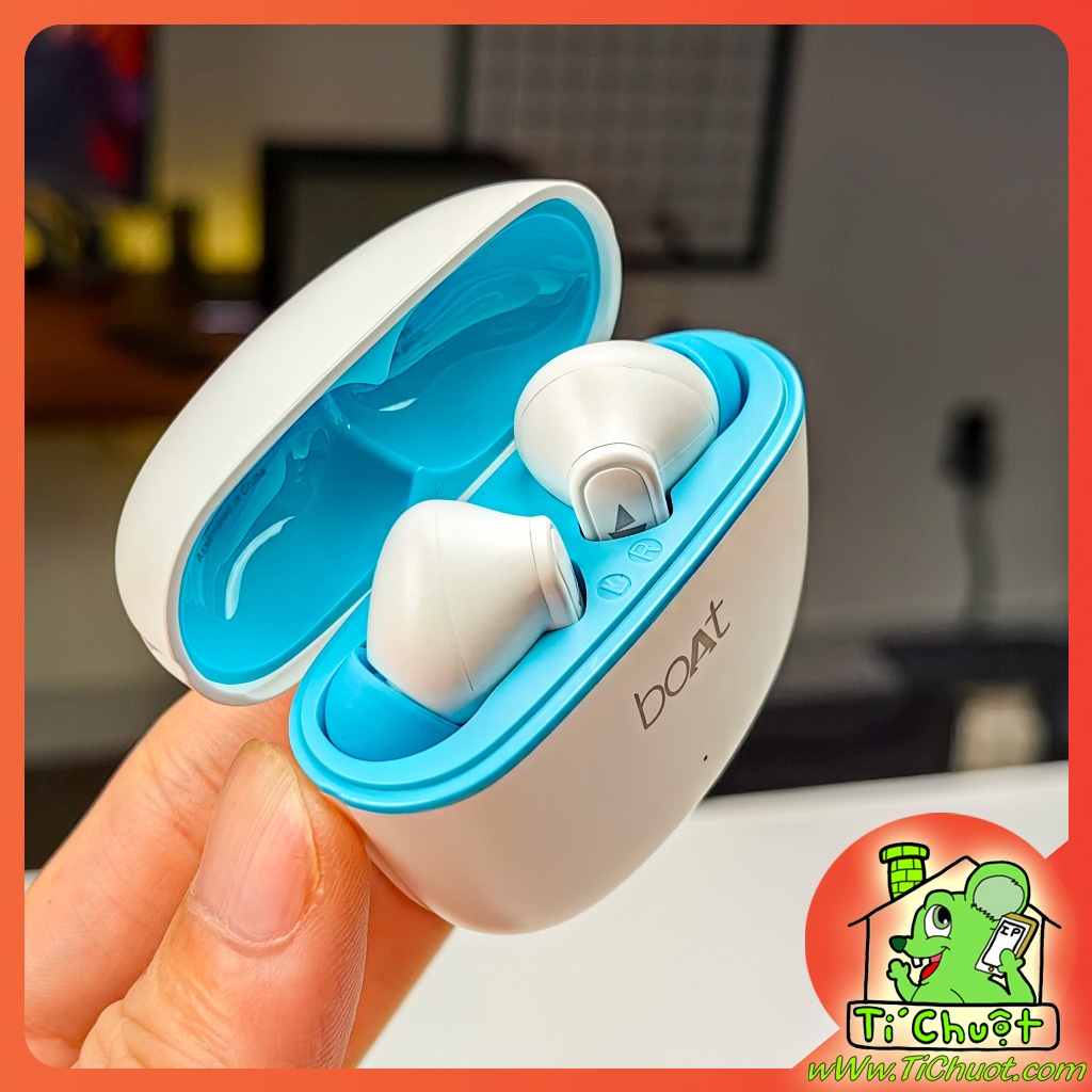 Tai Nghe Bluetooth v5.2 Boat Airdopes 115 TWS Lọc Âm Pin Trâu Chống Nước IPX4 True Wireless