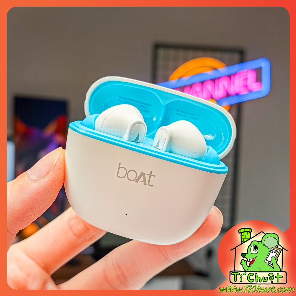 Tai Nghe Bluetooth v5.2 Boat Airdopes 115 TWS Lọc Âm Pin Trâu Chống Nước IPX4 True Wireless
