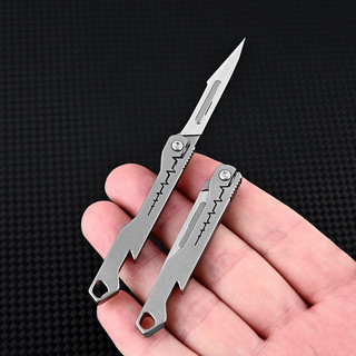 Dao gấp mini EDC hợp kim titan lưỡi sắc bén