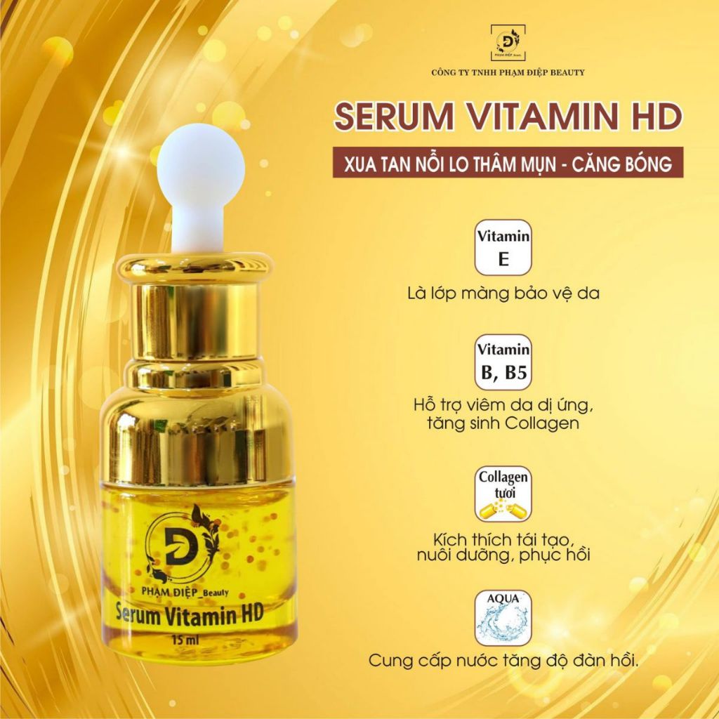 Serum Dưỡng Da Vitamin HD Phạm Điệp 15ml