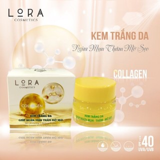 Kem lora dưỡng trắng da ngừa mụn thâm mờ sẹo 10g