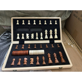 Bàn cờ vua gỗ nam châm cao cấp