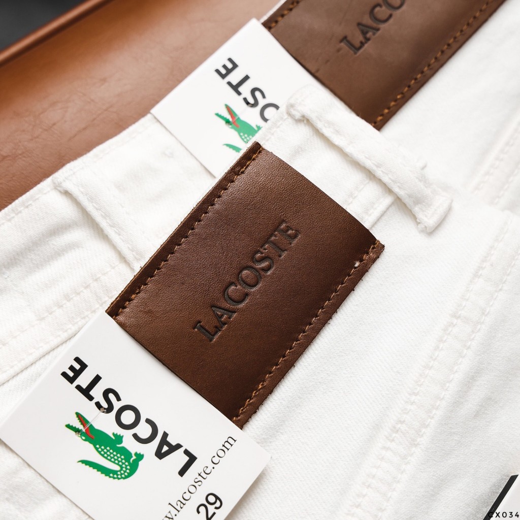 Quần Jean Dài Nam Lcst Trắng, Form Slim-fit, chất vải co giãn nhẹ, ống 15-18cm Hàng VNXK - CX034