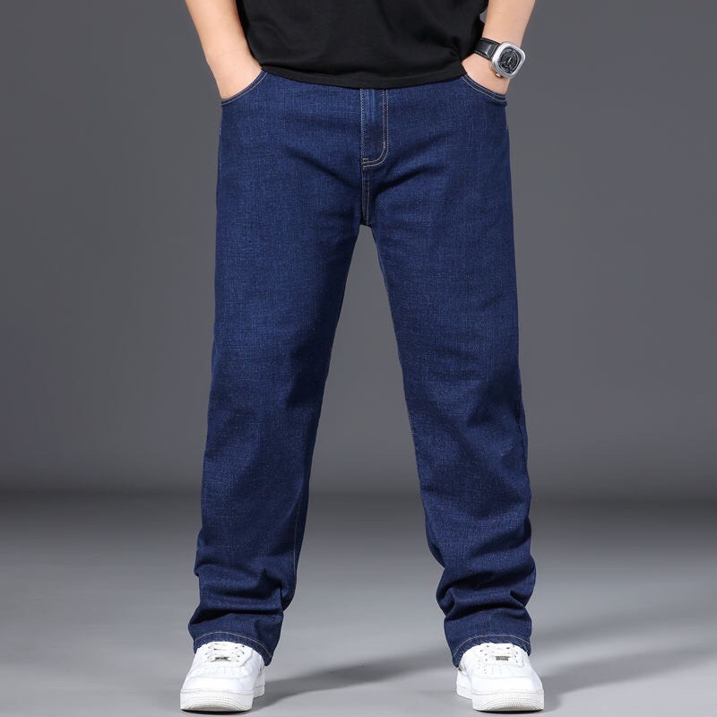Quần Jean Nam Ống suông 03 màu cơ bản vải jean cotton mềm mịn form chuẩn đẹp