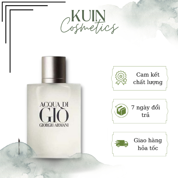 Nước hoa nam Acqua Di Gio, Giò Đen, Giò Trắng EDP 100ml- Nước hoa nam quốc dân mùi hương nam tính cuốn hút.