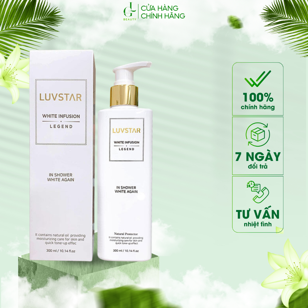 Sữa Tắm truyền trắng Da LUVSTAR Body White Infusion Legend 300ml