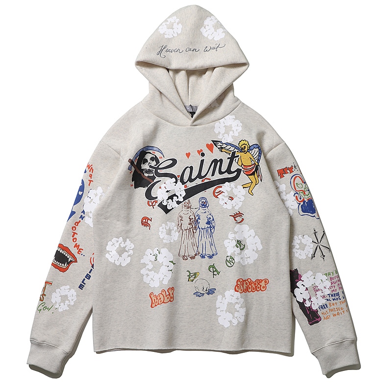 Áo hoodie Kanye x Graffiti hàng cao cấp ss2024