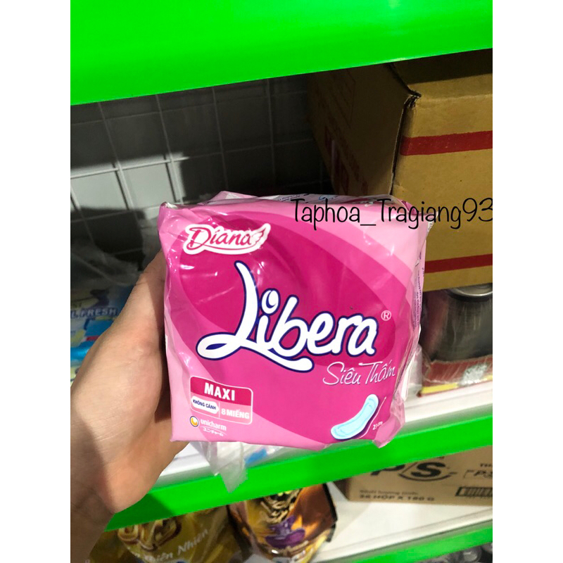 Băng Vệ Sinh Libera Siêu Thấm 8 Miếng