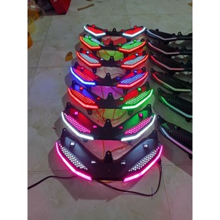 Bộ demi lưới vien led 1 màu rac câm nhu zin gắn exciter 150