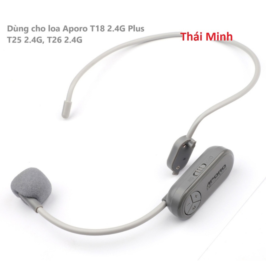 Micro không dây Aporo 2.4G dành cho các dòng máy T18 2.4G Plus, T25 2.4G, T26 2.4G