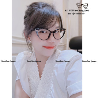 Gọng Kính Cận Nữ Mắt Mèo Nhựa Acetate Chống Ánh Sáng Xanh 87025- THANHTHAO EYEWEAR