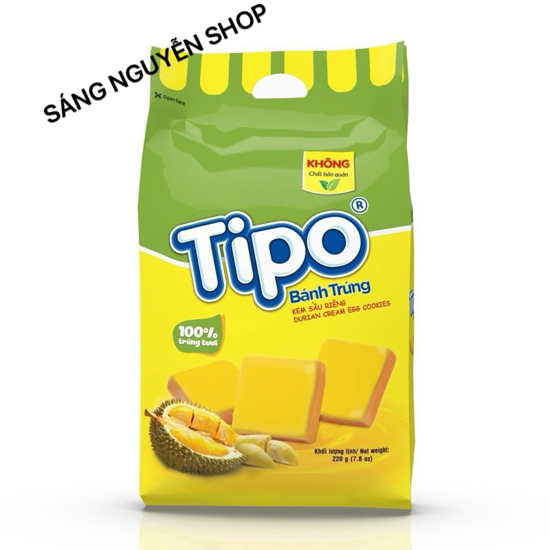 Bánh Trứng Tipo túi 220g Hữu Nghị