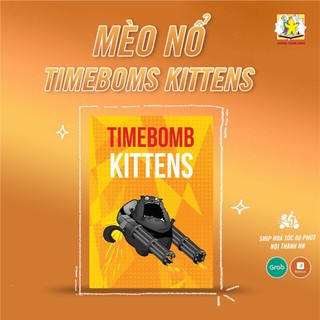  Trò chơi Board Game Mèo Nổ Bản Mở Rộng #4 Timebomb kittens 