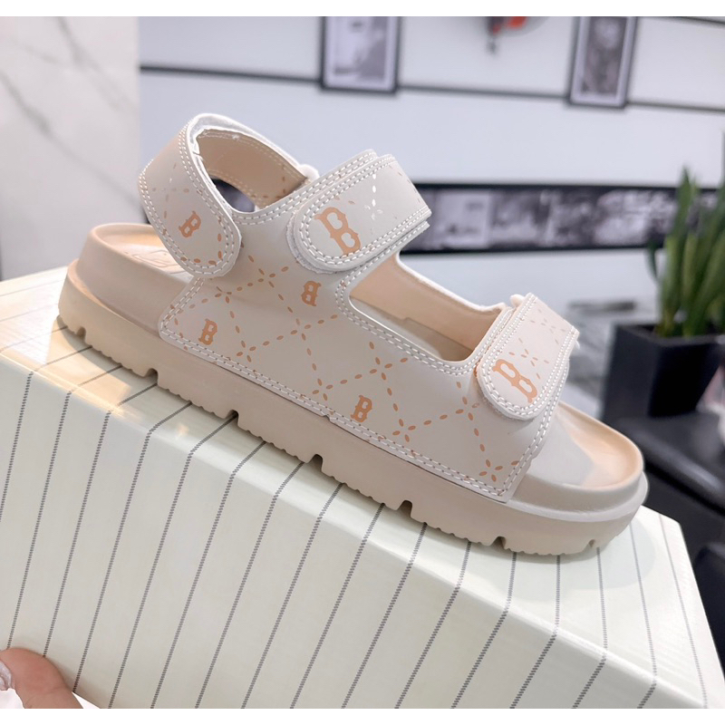 Giày Nữ Sandal Quai Ngang Dán