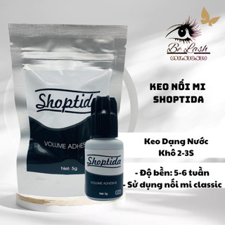 Keo nối mi siêu bền ít cay shoptida không cay hương chuối - dụng cụ nối mi - be lash