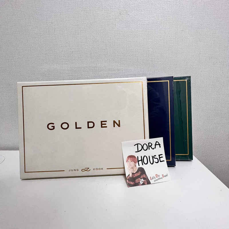 Bộ ảnh album solo GOLDEN chính hãng nguyên seal